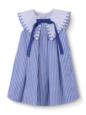vestido-infantil-pregas-gola-bordada-listrado-azul
