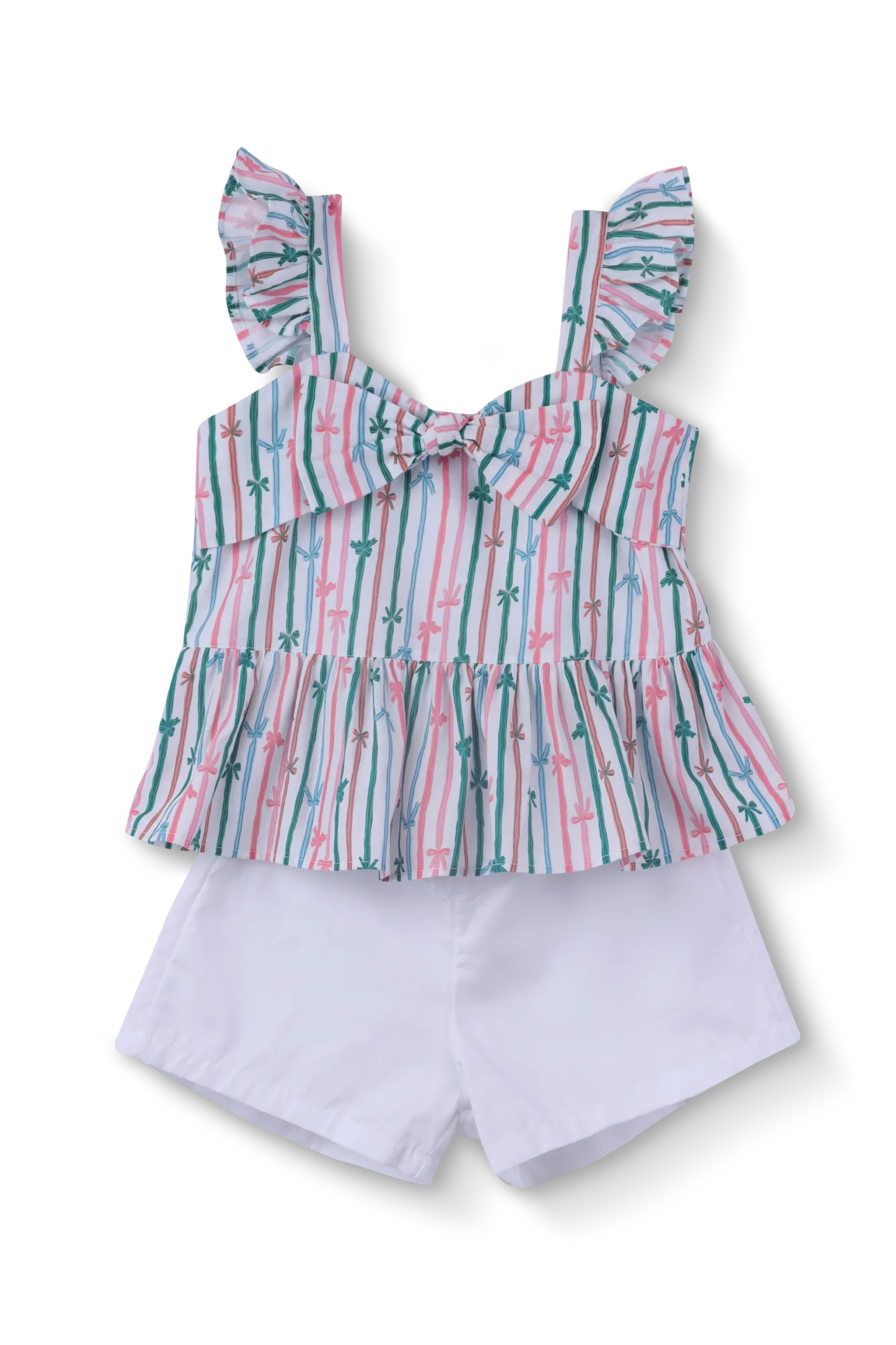 CONJUNTO INFANTIL BLUSA LAÇO ESTAMPA LAÇOS