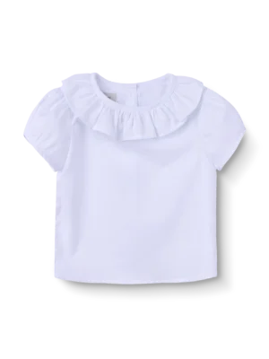 camisa-infantil-branca-babado