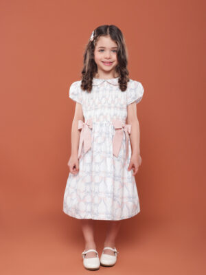 VESTIDO INFANTIL CASINHA DE ABELHA LAÇOS