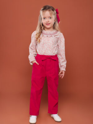 conjunto-infantil-floral-vermelho