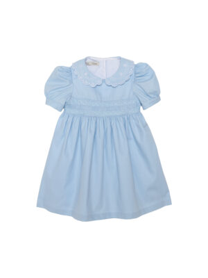 VESTIDO BEBÊ PALA CASINHA ABELHA AZUL