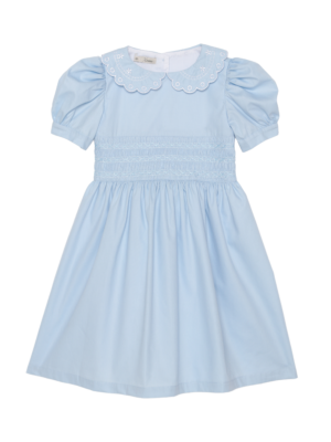 VESTIDO INFANTIL PALA CASINHA ABELHA AZUL