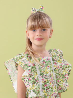 VESTIDO INFANTIL BABADOS RENDA SICILIA